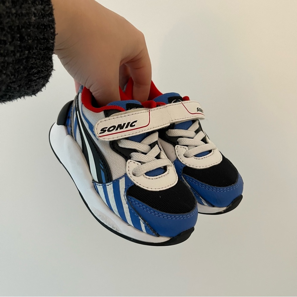Puma x Sonic toddler sneakers size 6